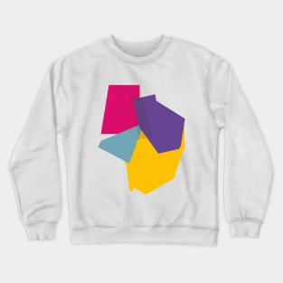 Geometric abstract pop colors dot Crewneck Sweatshirt